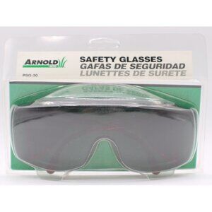 Arnold Safety Glasses PSG-20 Red Frames High Impact Protect OSFM USA Made NEW